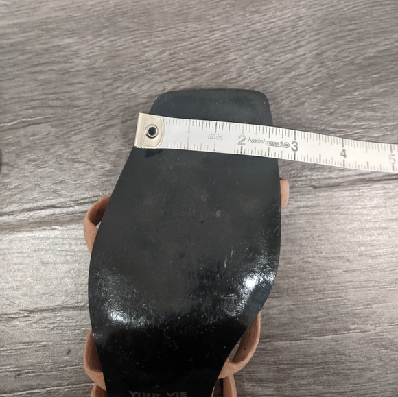 Yuul Yie Square Toed Suede Sandal Heels in Nude - Picture 9 of 10